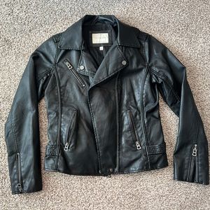 Lucky Brand Faux Leather Jacket Size Small